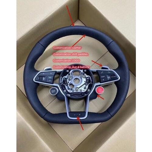 For Audi A3 A4 A5 A6 A7 S3 S4 S5 S6 S7 Q3 Q2 Q5 Upgrade Steering Wheel