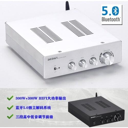Latest arrival Breeze BRZHIFI TPA3255-A with Bluetooth 5.0 high power fever digital power amplifier 300WX2