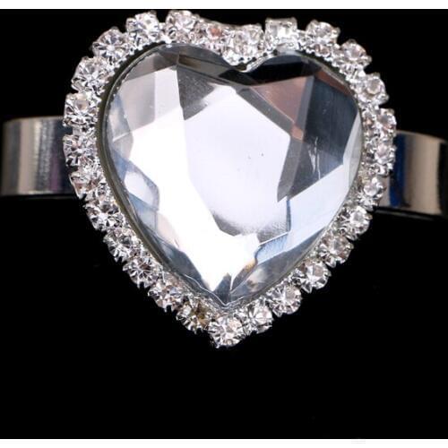 Christmas Napkin Rings 12pcs Diamond Napkin Ring For Table Kitchen Serviette Holder Wedding Banquet Dinner Decor Favor#nr003