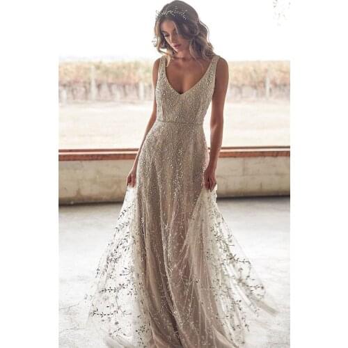 Chiffon 2021 Summer Evening Party Slashes Beach Dress Womens Boho Sleeveless Maxi Dress Party Dresses Dropshipping