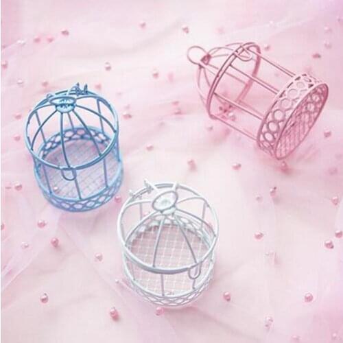 Modern iron wrought metal birdcage bird cage decoration hanging flowerpot succulent plants