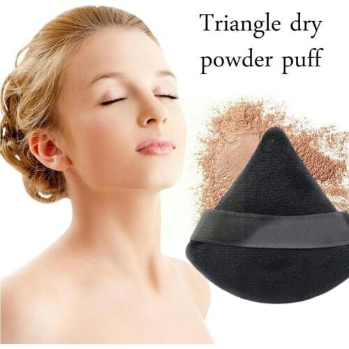 1PCS Makeup Powder Puff Makeup Sponge Triangle Cotton Powder Density Crystal High Makeup Sector For Women Puff Cotton Tool P6W5