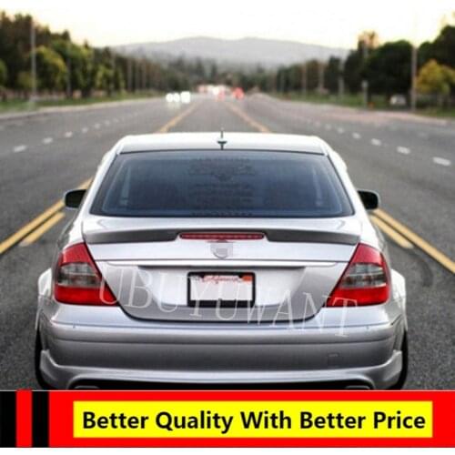 For Benz W211 Spoiler ABS Material Car Rear Wing Primer Color Rear Spoiler For Benz W211 E240 E280 E320 E350 E63 Spoiler