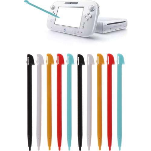 10Pcs Stylish Color Touch Stylus Pen for Nintendo Wii U WIIU GamePad Console Drop Shipping