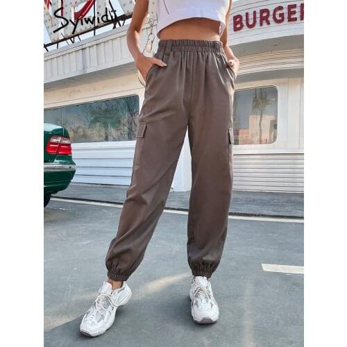 Женские спортивные брюки Syiwidii China At AliExpress