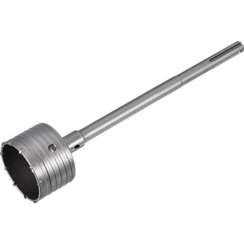 Uxcell 90mm Wall Drill Bit Hole Saw Cutter 330mm Drilling Depth for SDS X5 Impact Drill