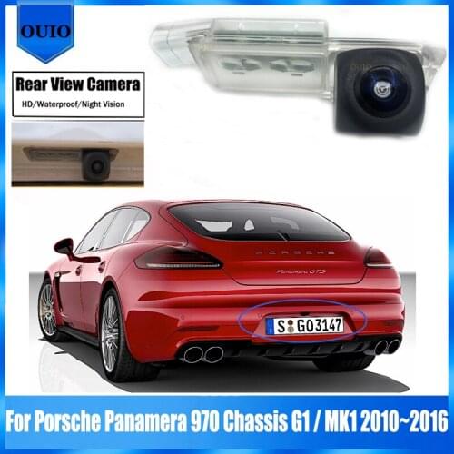 HD rear camera For Porsche Panamera 970 Chassis G1 / MK1 2010~2016 Night vision Parking Reversing Camera / license plate camera