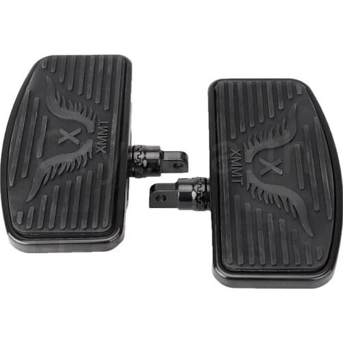 Motorcycle Rear Wide Footboard Floorboard For Harley Softail Dyna Touring Electra Street Glide Road King Sportster 883 1200 XL