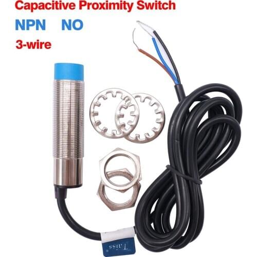 1pcs LJC18A3-H-Z/BX 1-10mm Sensor Switch Capacitance Proximity Sensor Switch NPN NO(Normally Open) DC 6-36V 300mA M18 3-Wire