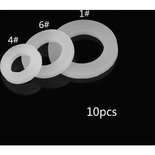 10pcs Bellows Pipe Seal Rings Hose Washers Water Silicone Gasket 1/2" 3/4" 1"