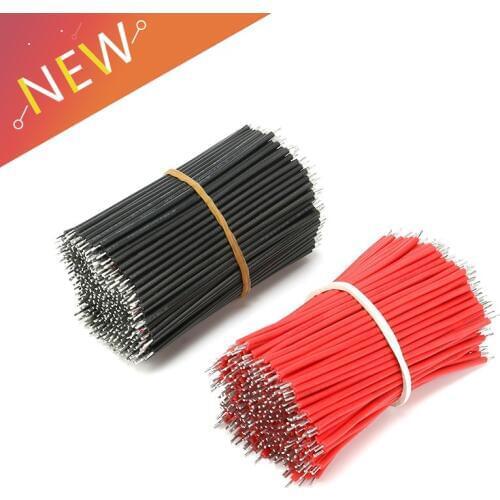100PCS/LOT Tin-Plated Breadboard PCB Solder Cable 24AWG 5cm Fly Jumper Wire Cable Tin Conductor Wires 1007-24AWG Connector Wire