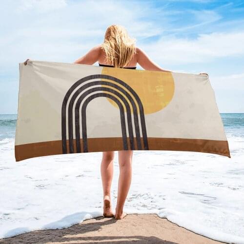 Abstract Art Beach Towel Luxury Quick-dry Microfiber Bathroom Bath Towels Yoga Mat Picnic Blanket