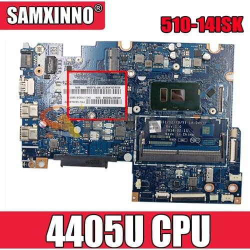 Akemy BIUS1/S2/Y0/Y1 LA-D451P For Lenovo YOGA 510-14ISK FLEX4-1470 Laptop Motherboard CPU 4405U 5B20L45972 5B20L46044