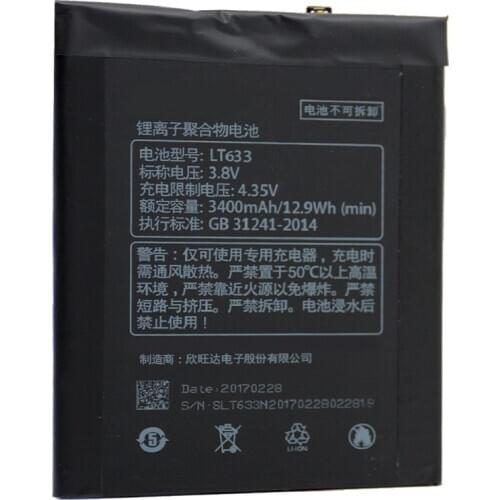 3400mAh LT633 Battery for Letv Le 1 Max X900 Le One Max X900 Battery