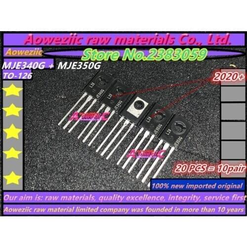 Aoweziic 2020+ 100% new imported original MJE350G MJE340G MJE350G MJE340 MJE350 JE340G JE350G TO-126 Audio matching tube