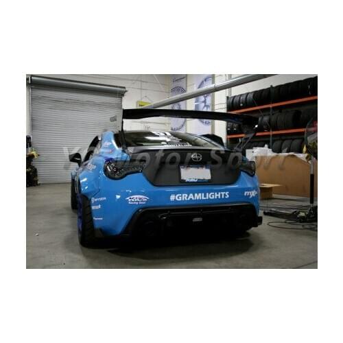 Car Accessories Carbon Fiber VTX Type 2V Style Rear Spoiler with Metal Stands Fit For GT86 FT86 ZN6 FRS BRZ ZC6 GT Wing