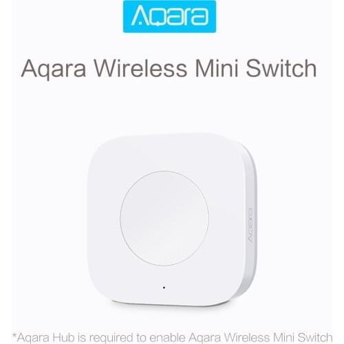 Xiaomi Aqara Wireless Mini Switch Zigbee System Remote Control Switch Use With Xiaomi Gateway Aqara Air Condictioner Partner
