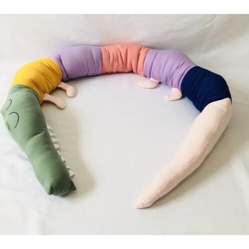 185cm baby bumper Child safety bed crocodile bed fence baby drop protection crib cotton