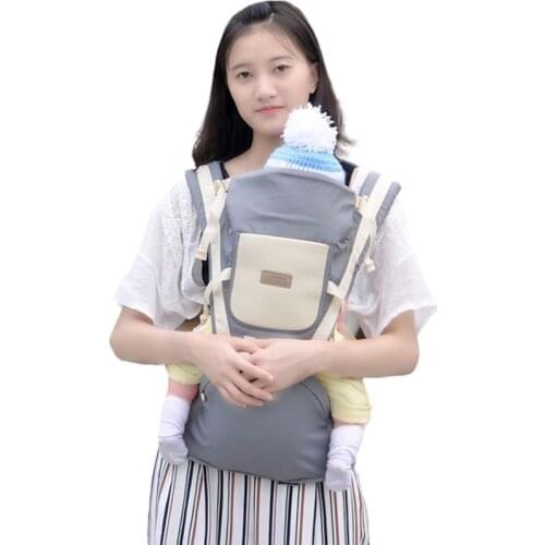 HB Ergonomic Front Facing Baby Carrier Infant Baby Hipseat Carrier Front Facing Ergonomic Kangaroo Baby Wrap Sling Travel