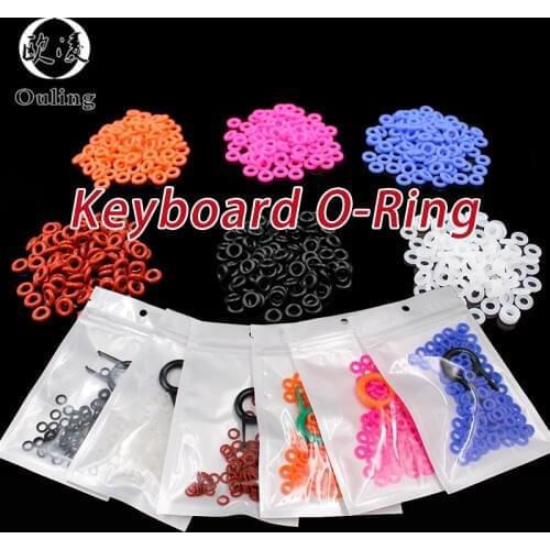 110pcs Keycaps O Ring Seal Keyboard O-ring Switch Sound Dampeners For Cherry MX Keyboard Damper Replacement Noise Reduction Seal