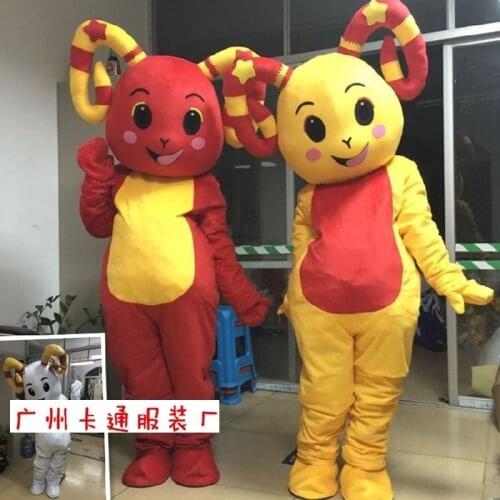 Sheep Mascot Costume Sheep Lamb Mascot Costume Goat Mascot Costume Fancy Dress Outfit Halloween Cosplay Costume