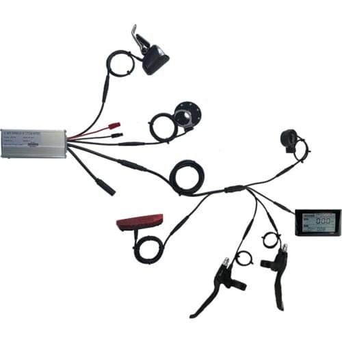 HOT Ebike 36V/48V Square Wave Controller for 500W Electric Bicycle Motor Wheel JN LCD S900- Display Waterproof Plug