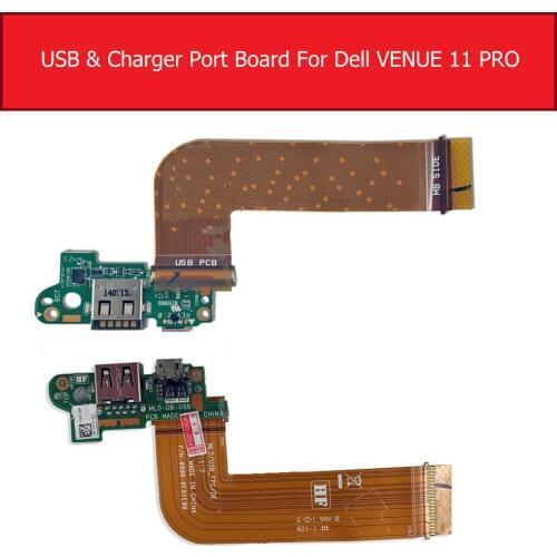 Micro USB Charger & HDMI Port IO Board FOR Dell VENUE 11 PRO T06G 5130 USB Port PCB Board With MLD-DB-USB W CABLE Replacement
