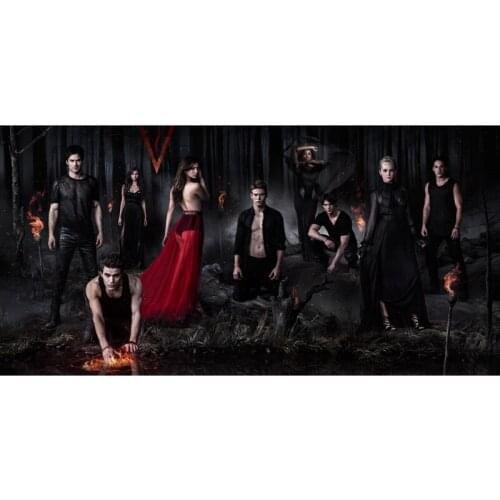 New 70x140cm Bath Towel The Vampire Diaries Beach Towel Drying Washcloth Natural Bamboo Fiber For Kid Men Women