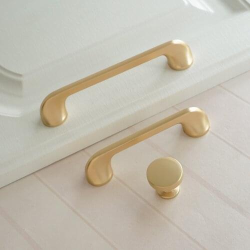 MFYS 3.78" 5" Zinc Alloy Cabinet Handles Gold Round Knobs for Drawer Dresser Closet Cupboard Pull Knob Modern Furniture Hardware