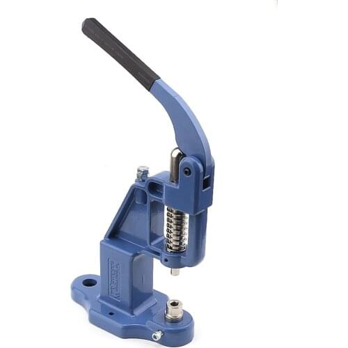 Manuel Hand Press Machine for Jeans Buttons Eyelets Grommets Rivet Snap Buttons Fastening Pearls Punching Holes
