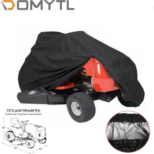 210D Oxford Cloth Outdoor Lawn Mower Waterproof Cover Black Grass Shovel Snow Blower Protective UV Protection Garden Tools