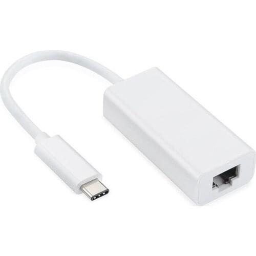USB-C/TYPE-C to RJ45 Ethernet LAN Internet Cable Adapter for MACBook & TypeC Devices JAN88