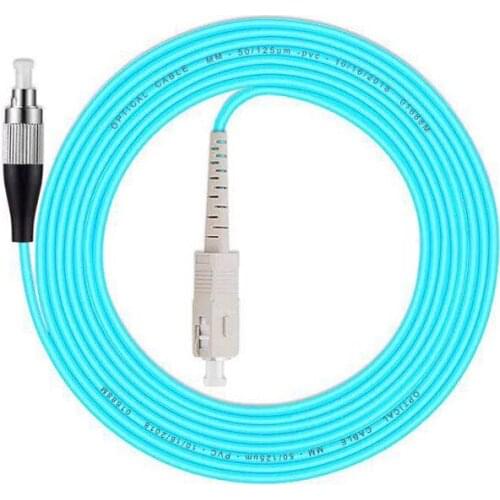 5PCS/lot SC/UPC -FC/UPC OM3 Fiber Optic Jumper Cable Single Mode Extension Patch Cord 1m2m 3m5m10mFiber Optic Cable Jumper