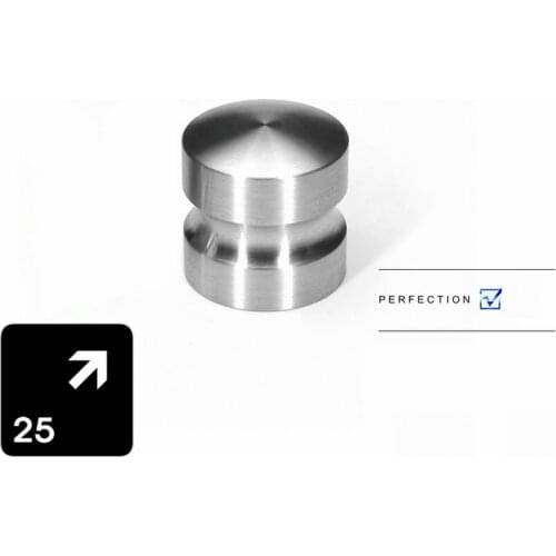 1 Piece)VIBORG 304 Stainless Steel 25mm Kitchen Cabinet Cupboard Door Pulls Knob Handle Drawer Pull Knobs Handle brushed