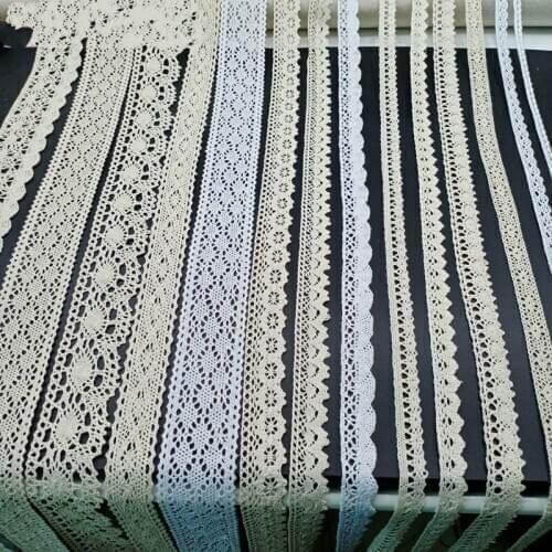 10m/lot Lace Clothing Accessories Cutout Lace Diy Sewing Manual Lacework Tablecloth Sofa Sewing Tool E11501