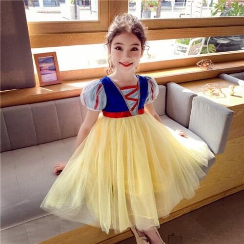 2021 Snow White Dress for Girls Prom Princess Dress Kids Gifts Party Clothes Fancy Teenage Clothing Girl Cosplay Costume