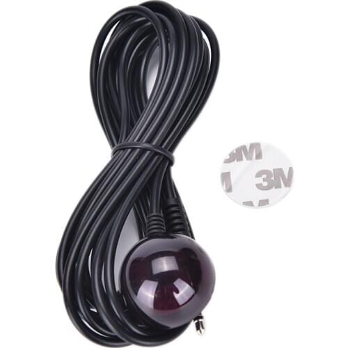 For IR Receiver Emitter Extender Repeater System 3.5mm IR Infrared Remote Control Receiver Extension Cord Cable With LED Light