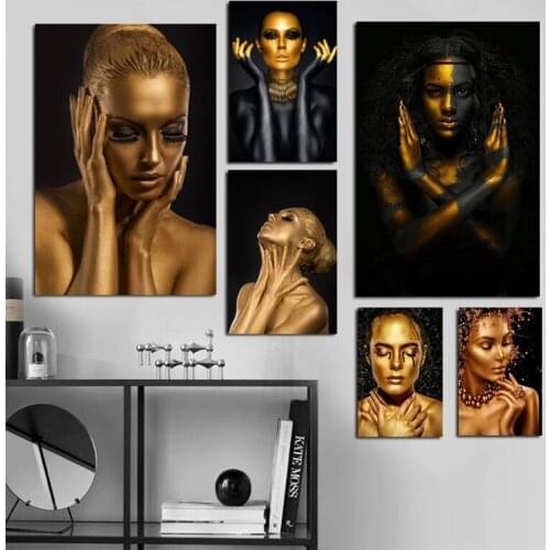 Home Decoration Hd Prints Africa Women Painting Pictures Wall Art Modular Canvas Poster Modern Bedside Background No Framework