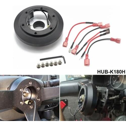 Racing Steering Wheel Short Thin Hub Boss Kit Adapter Kit For Audi A4/A6/A8 For VW For Porsche HUB-K180H