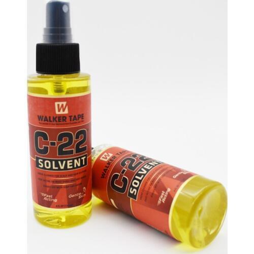 4FL.OZ(118ml) C-22 Hair Solvent Tape Adhesives Remover For Lace Wigs&Toupees For Strong Double Sided Tape And Soft Bonds Wig