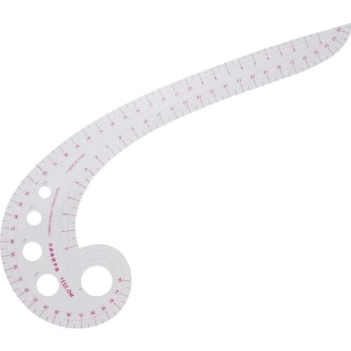 Comma-shaped Curve Ruler for Patchwork Inner Scale Sleeve Curve Ruler Making Clothes DIY Tools Sewing Tools Accessories