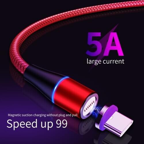 Magnetic USB Cable Fast Charging USB Type C Cable Magnet Charger Data Charge Micro USB Cable Mobile Phone Cable USB Cord