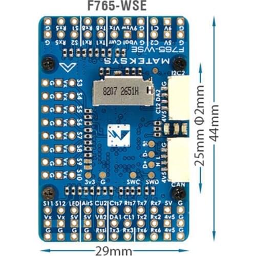 MATEK F765-WING MPU6000&ICM20602 Barometer OSD Blackbox INAV 3-8S Flight Controller for RC FPV Airplane Fixed-Wing Drones