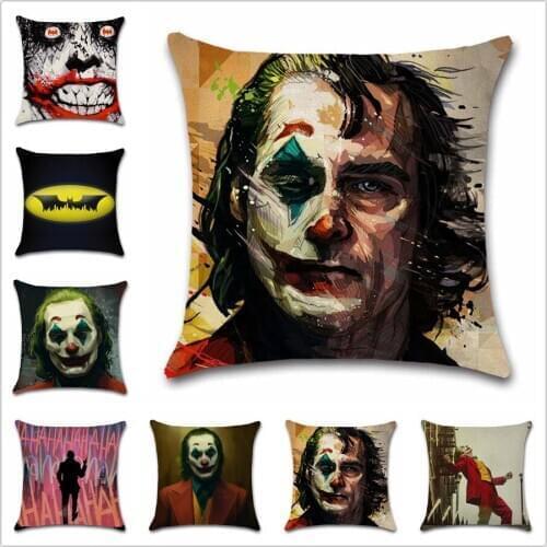 A sad Man Super Enemy Print Cushion Cover Decorative Home sofa chair car seat friend living Room office gift pillowcase