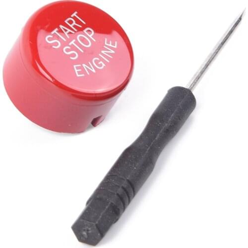 Plastic Engine +1*Screwdriver Button Red For BMW F Chassis Series F10 F20 F30 Durable Reliable ABS Stock Latest