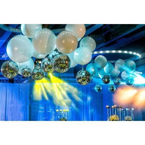 Durable Fashional Wedding Stage Christmas Decoration Large Disco Inflatable Mirror Ball