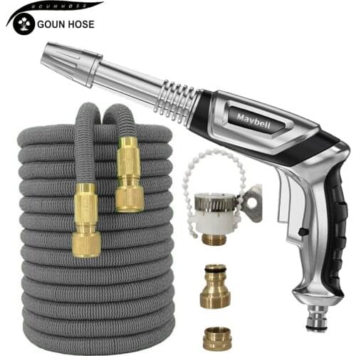 High Quality Expandable Garden Hose Magic Flexible EU High Pressure Water Hose Car Wash Plastic Tube With Spray Gun For Watering