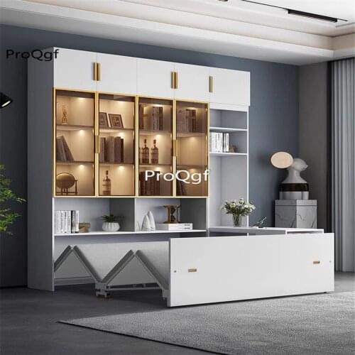 Prodgf 1Pcs A Set Luxury Office Document Cabinet Book Shelf with bed function