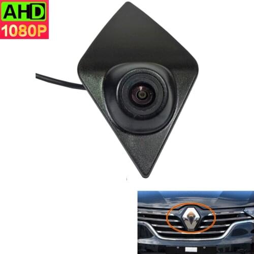 Wide Angle 1920*1080P AHD Night Vision Car Front View Logo Camera For Renault Forward Captur Koleos Modus Clio Front Camera