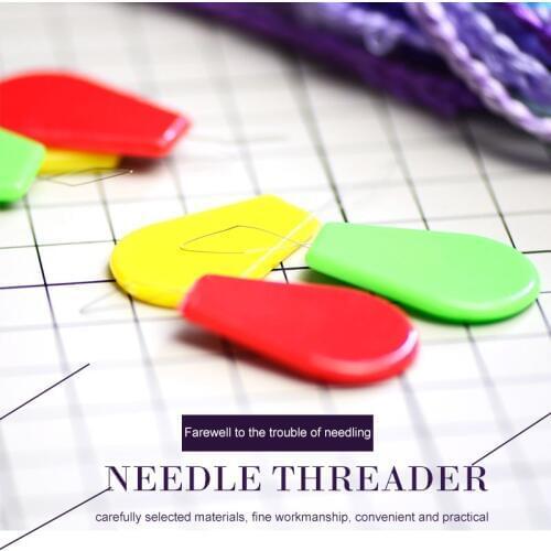 1pcs Needle Threader Stitch Insertion Tool for Sewing Machine Needle Inserter & Threader Sew Easy Needle Threader embroidery